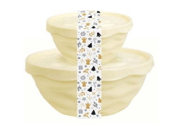 Набор салатников Brilliante 0,75 л+ 2,5 л с кр Карнавал 1837/12